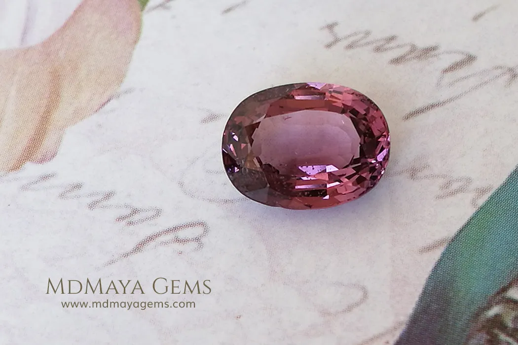 Deep Pink Spinel. Oval Cut. 2.47 ct.