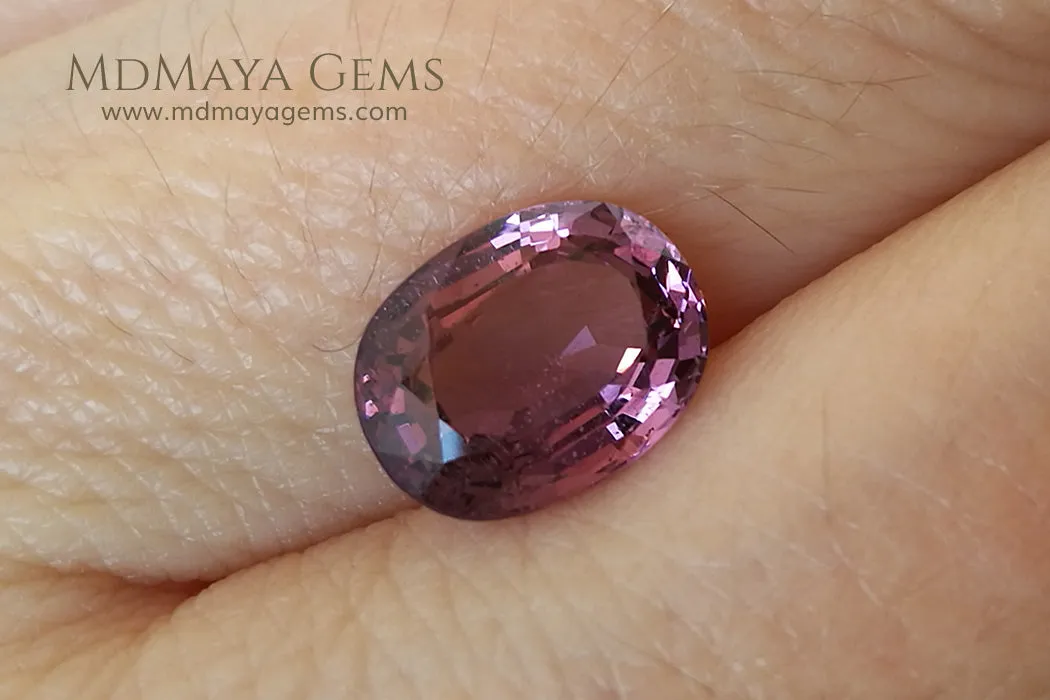 Deep Pink Spinel. Oval Cut. 2.47 ct.