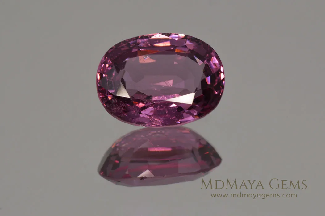 Deep Pink Spinel. Oval Cut. 2.47 ct.