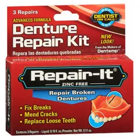 D.O.C. Emergency Denture Repair Kit 3 Each By Kendall