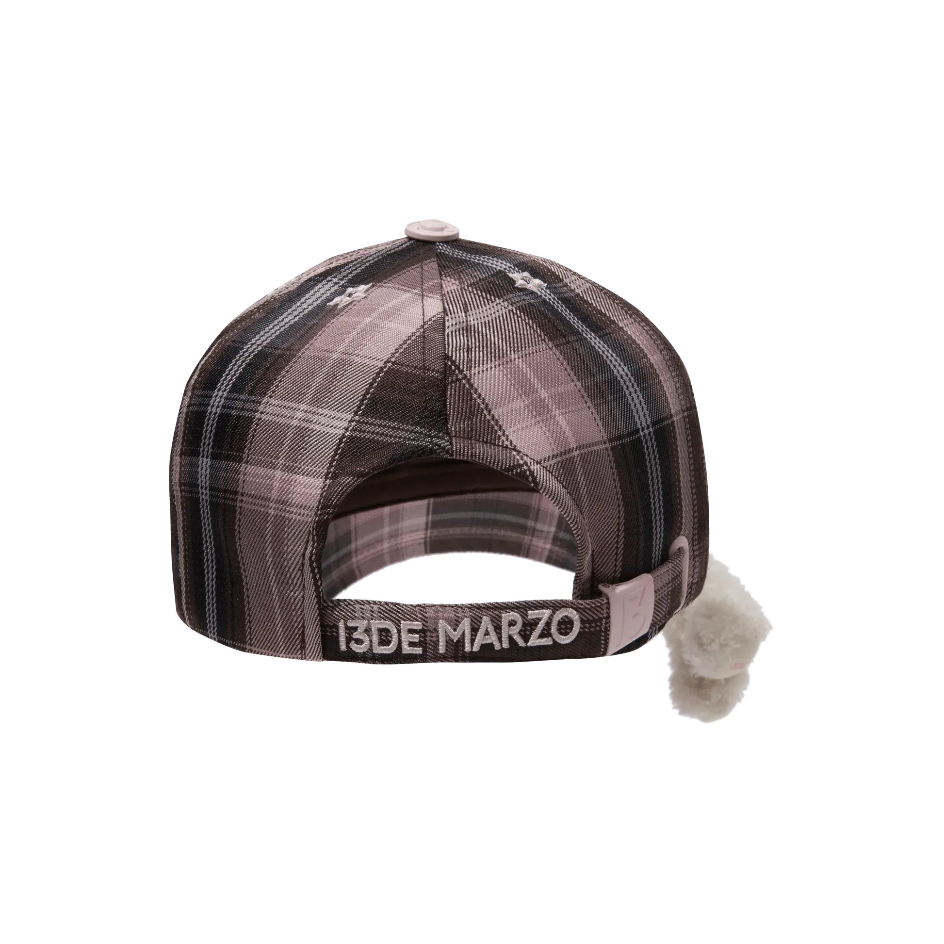 Doozoo Plaid Cap in Red