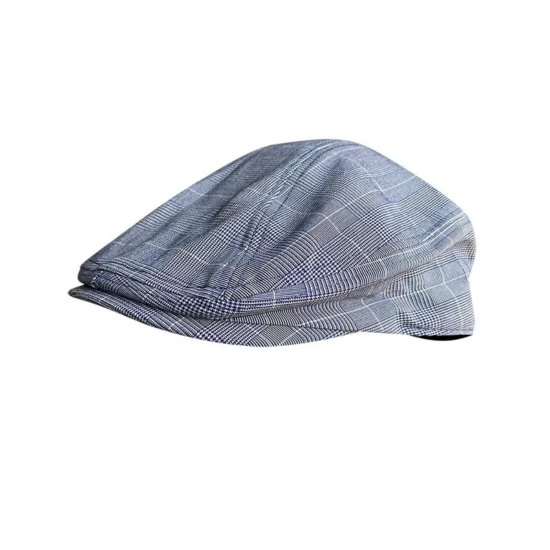 Dormund Tartan Cotton Flat Cap