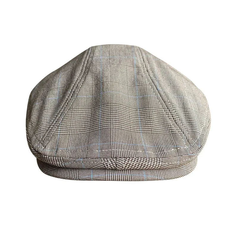 Dormund Tartan Cotton Flat Cap