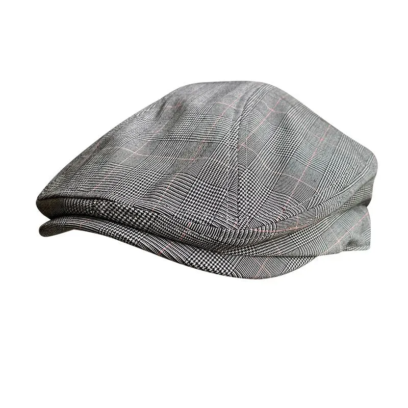 Dormund Tartan Cotton Flat Cap