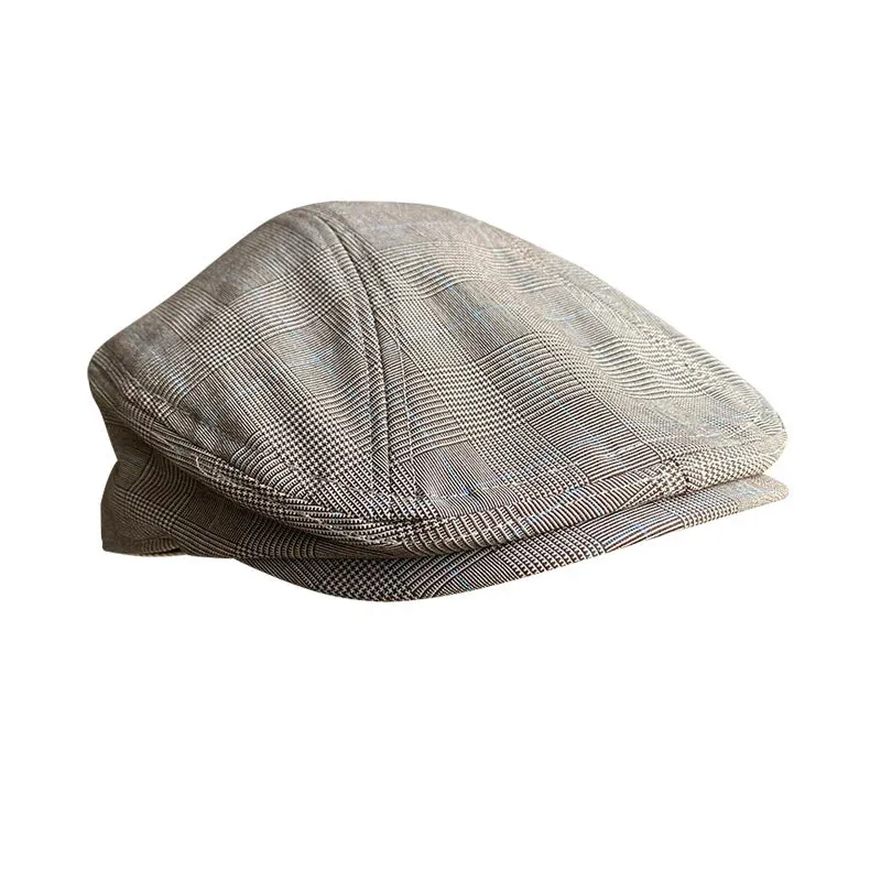 Dormund Tartan Cotton Flat Cap