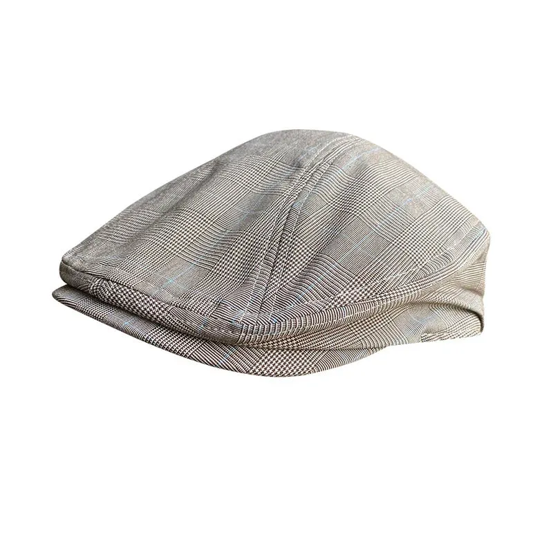 Dormund Tartan Cotton Flat Cap