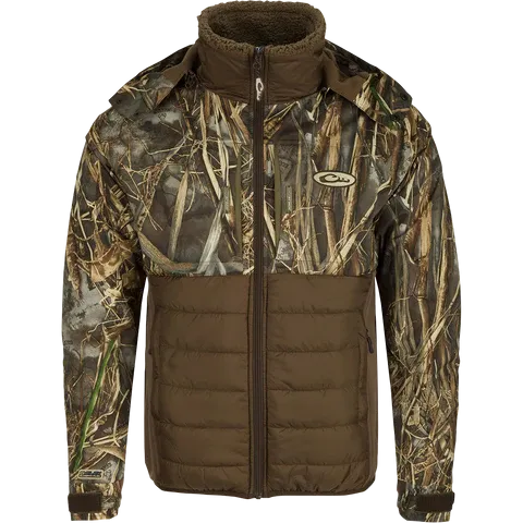 Drake Guardian Flex Double Down Eqwader Hooded Full Zip