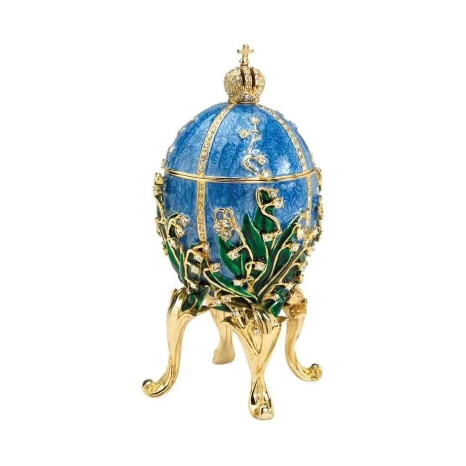 Easter Gift Romanov Imperial Style Collectible Enameled  Eggs