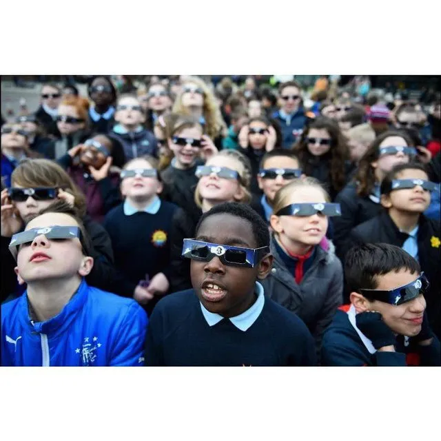 Eclipse Glasses - Safe Solar Glasses - Eclipse Shades- Safe for Direct Solar Viewing of Solar Eclipses, Sunspots and Planetary Transits
