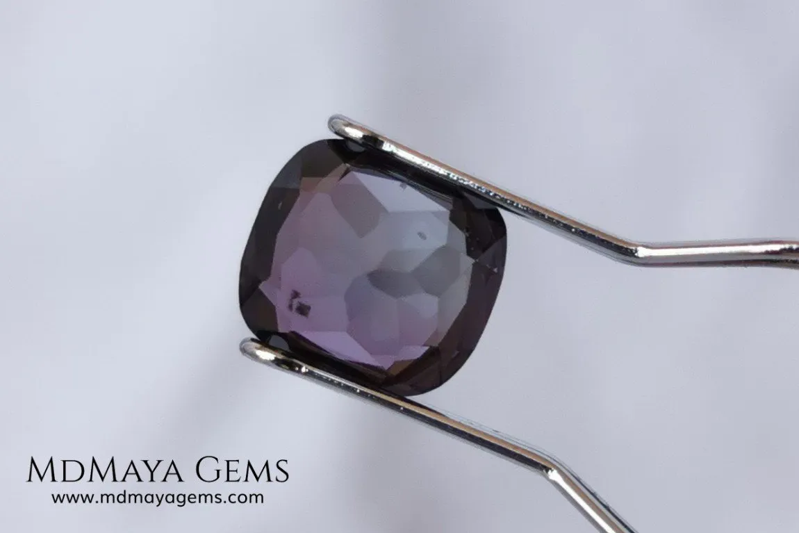 Elegant Purple Spinel 2.03 ct cushion cut