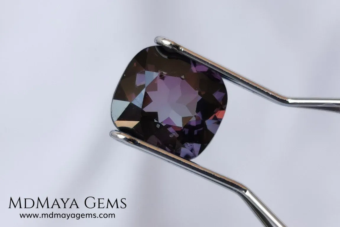Elegant Purple Spinel 2.03 ct cushion cut
