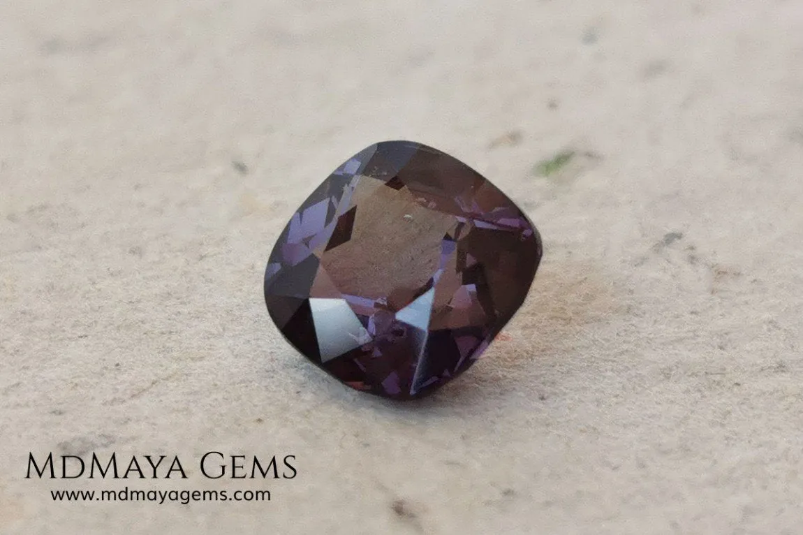 Elegant Purple Spinel 2.03 ct cushion cut