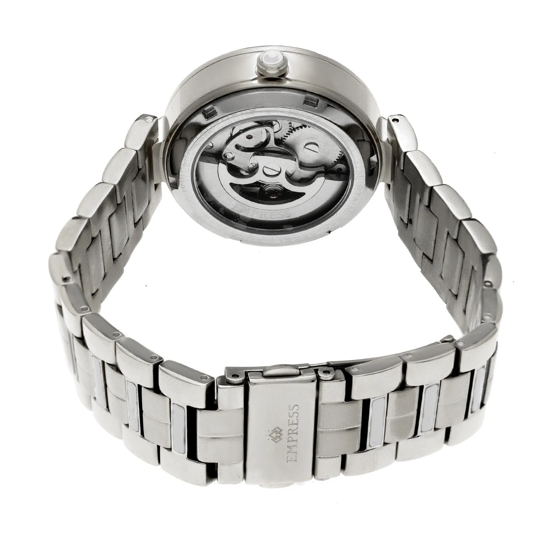Empress Catherine Automatic Hammered Dial Bracelet Watch