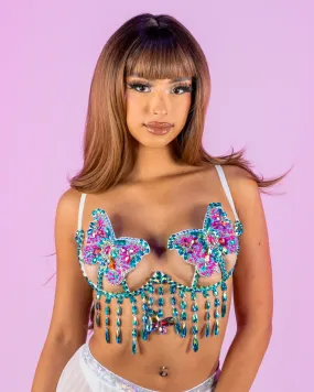 Enchanted Butterfly Carnival Bra