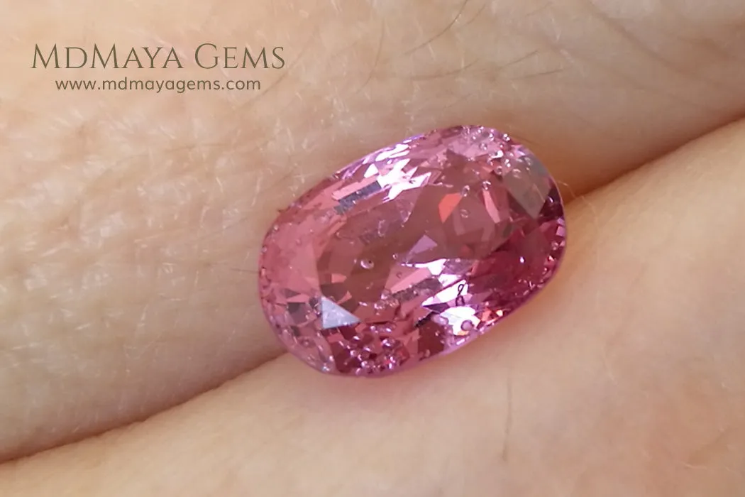 Enchanting Pink Burmese Spinel. 2.44 ct. Pretty Gem!