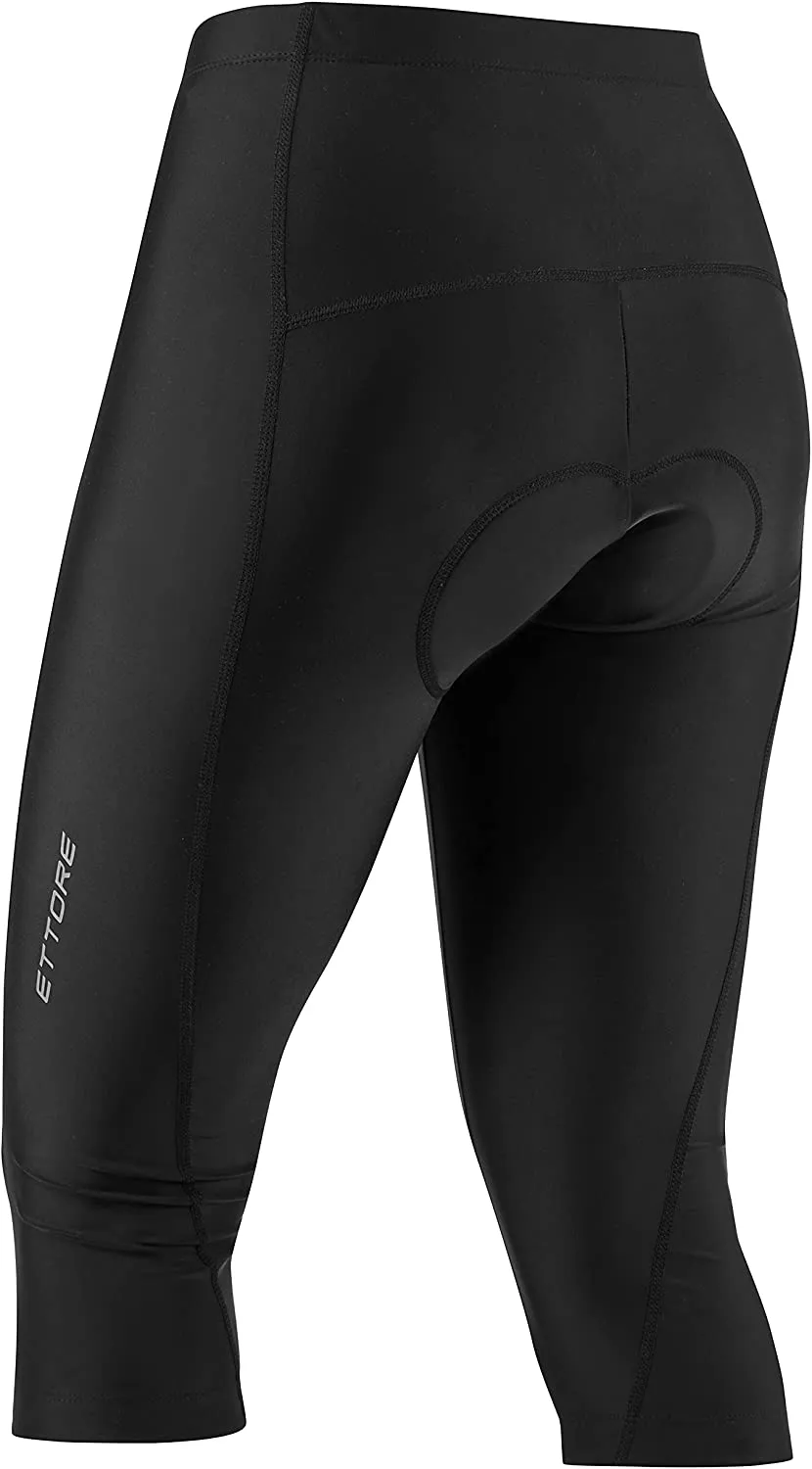 Ettore Dart Ladies 3/4 Length Gel Padded Cycling Shorts