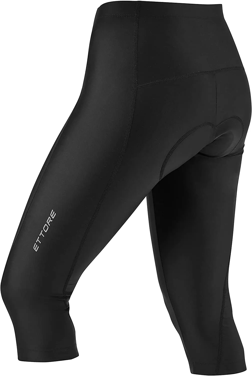 Ettore Dart Ladies 3/4 Length Gel Padded Cycling Shorts