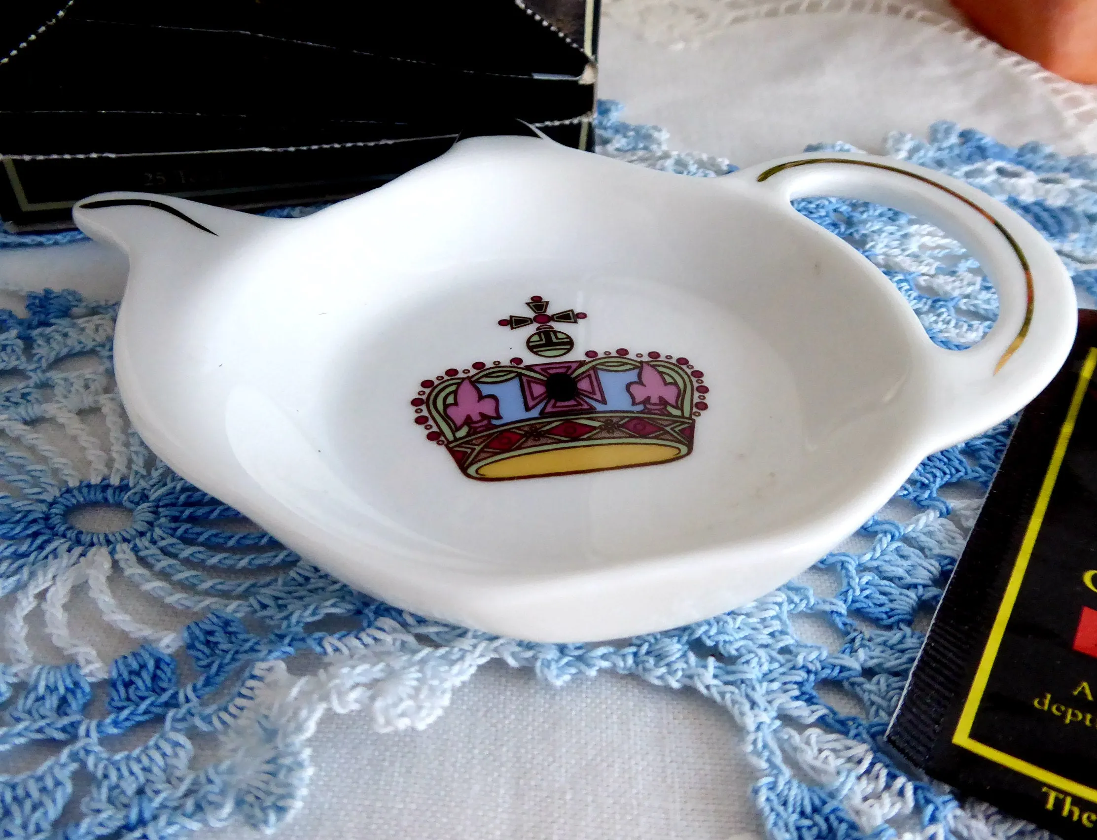 Fairmont Empress Hotel Tea Bag Caddy Figural Teapot Shape Large Tea Bag Holder