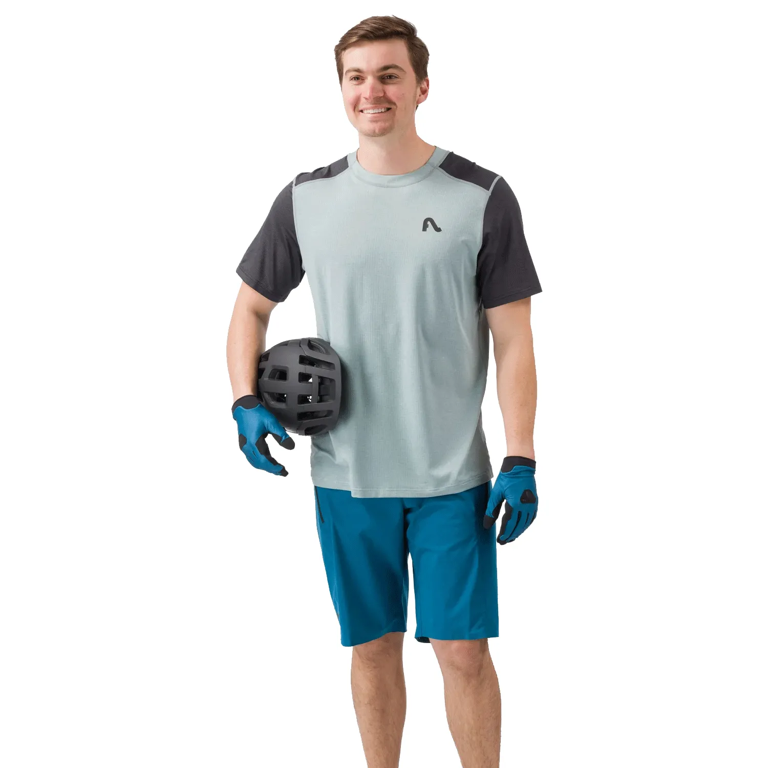 Flylow Men's Garrett Shirt 2024 Blue Steel/Black