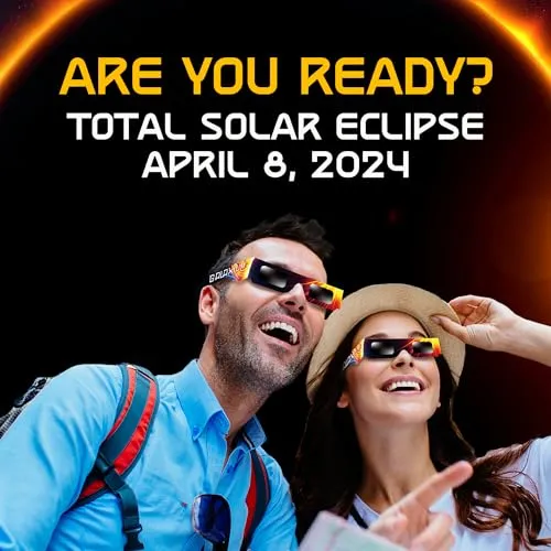 Galaxium Solar Eclipse Glasses AAS Approved 2024 - [6 Pack] Trusted for Direct Solar Eclipse Viewing - ISO 12312-2 & CE Certified
