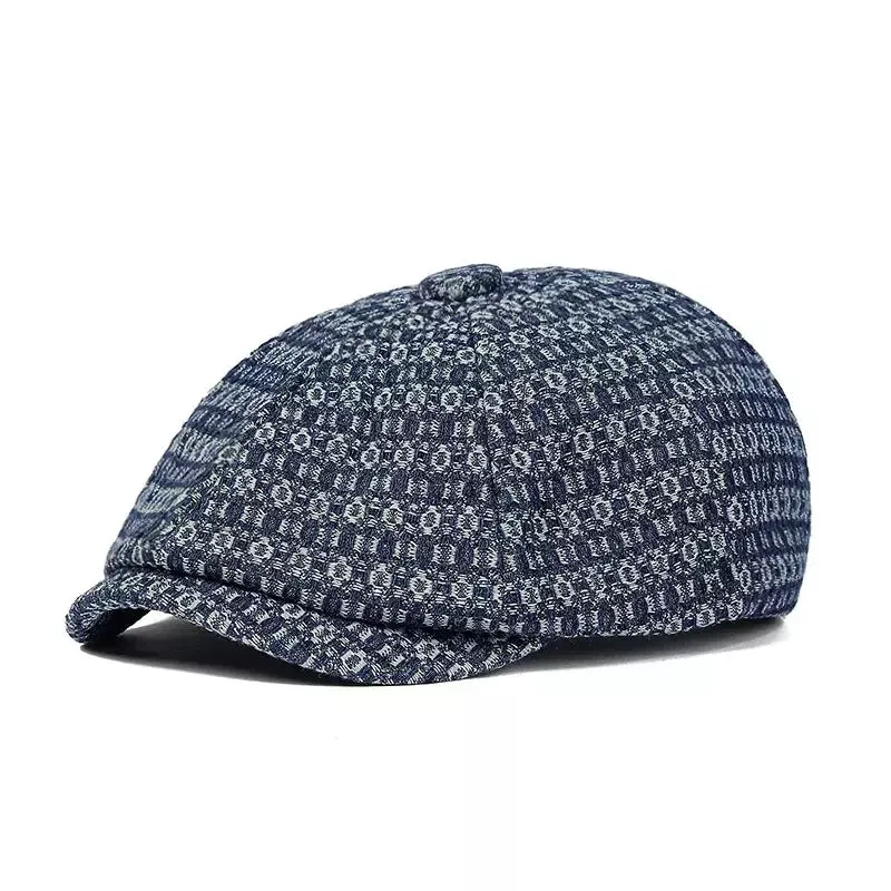 Gautier Vintage Tartan Newsboy Cap