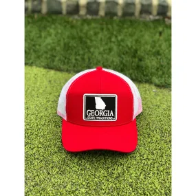 Georgia Gameday Patch Structured Trucker Hat Black