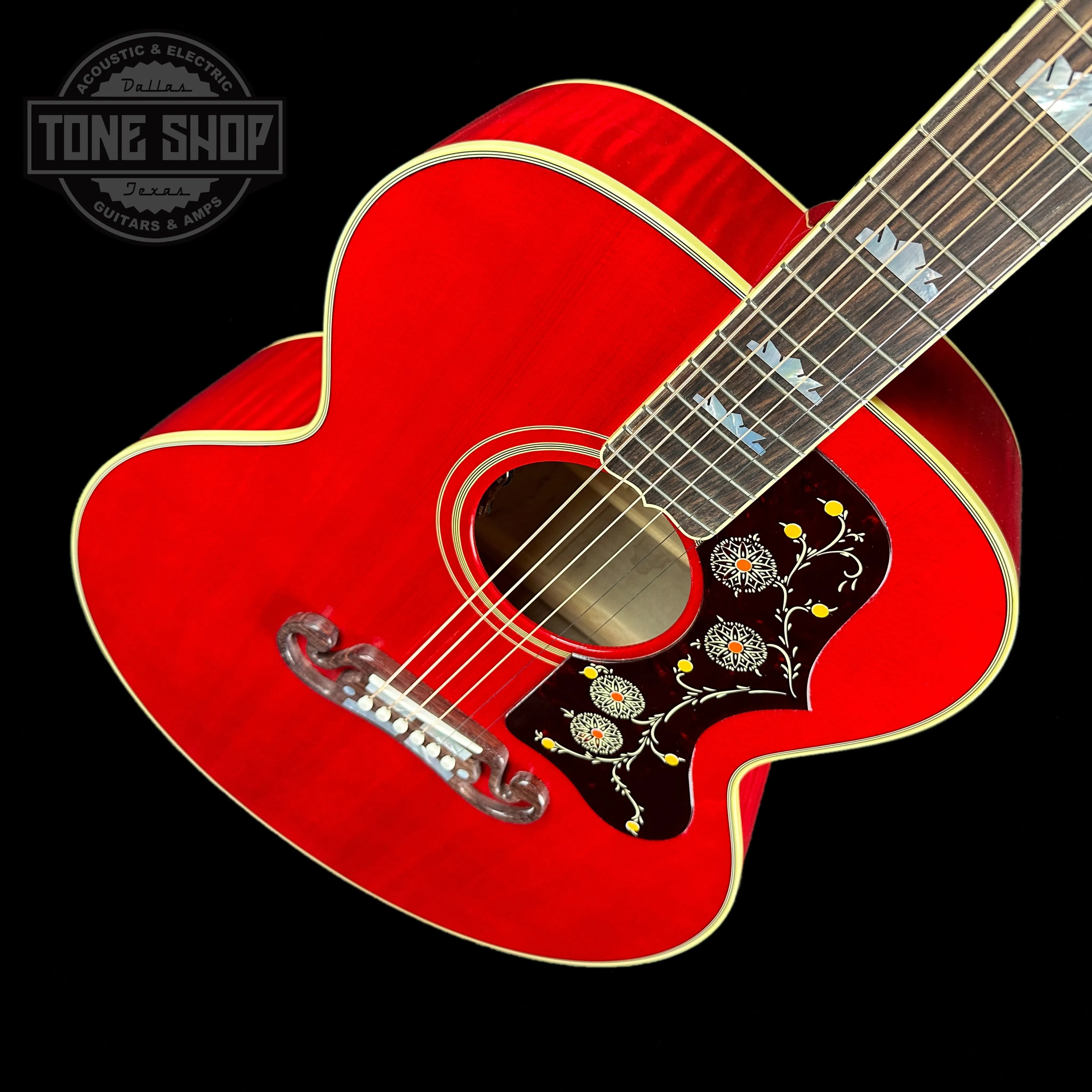 Gibson Custom Shop Made 2 Measure SJ-200 Original Cherry  w/case