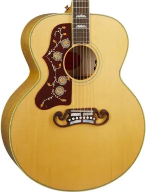 Gibson SJ-200 Original (Left-handed) Acoustic Guitar, Antique Natural