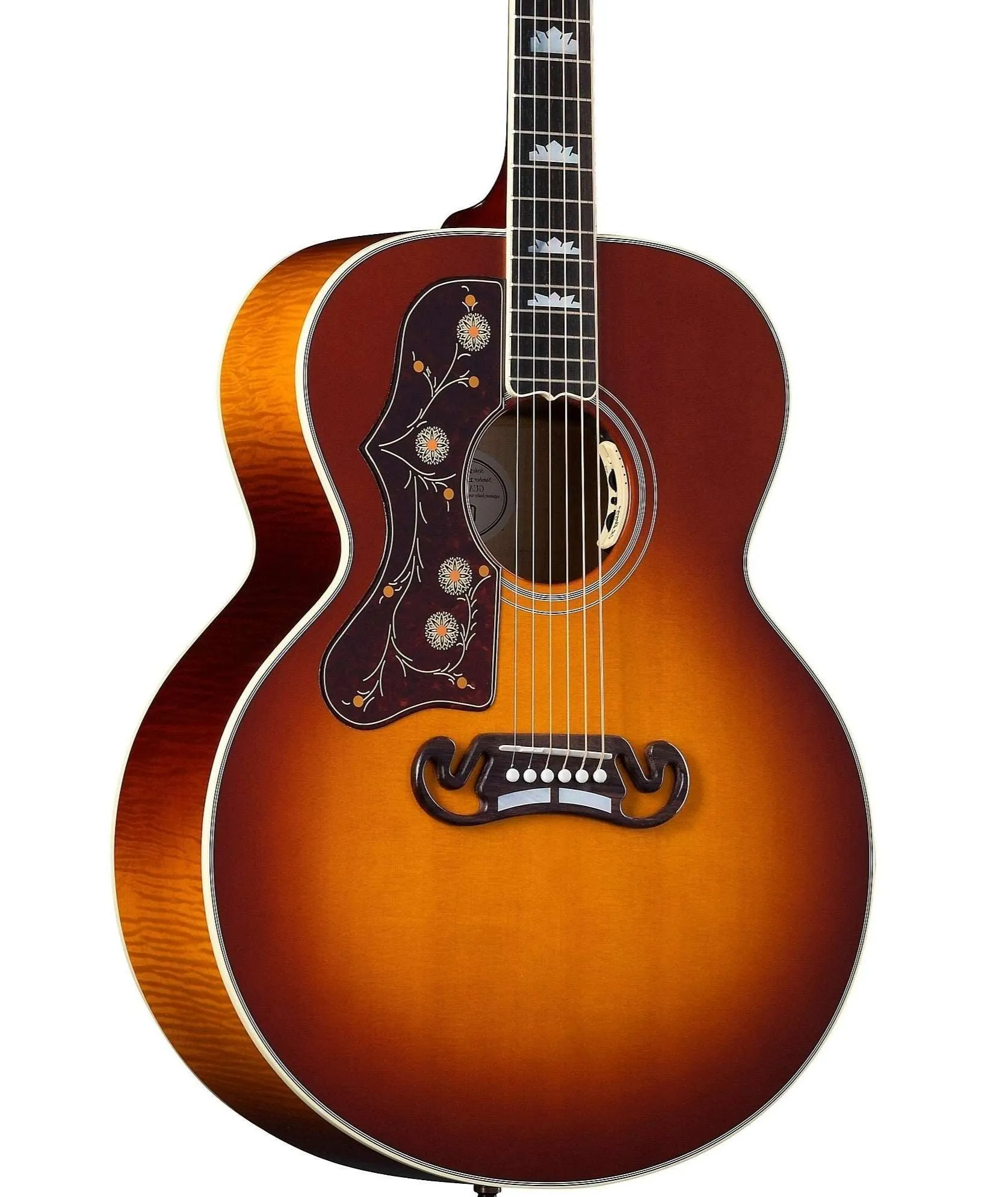 Gibson SJ-200 Standard Maple (Left-handed) Acoustic Guitar,  Autumnburst (MCJB20ABL)