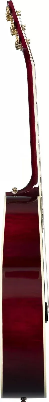 Gibson SJ-200 Standard Maple (Left-handed) Acoustic Guitar,  Wine Red (MCJB20WRL)