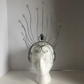 Headdress Wire Frame - Vertical Lines & Dot
