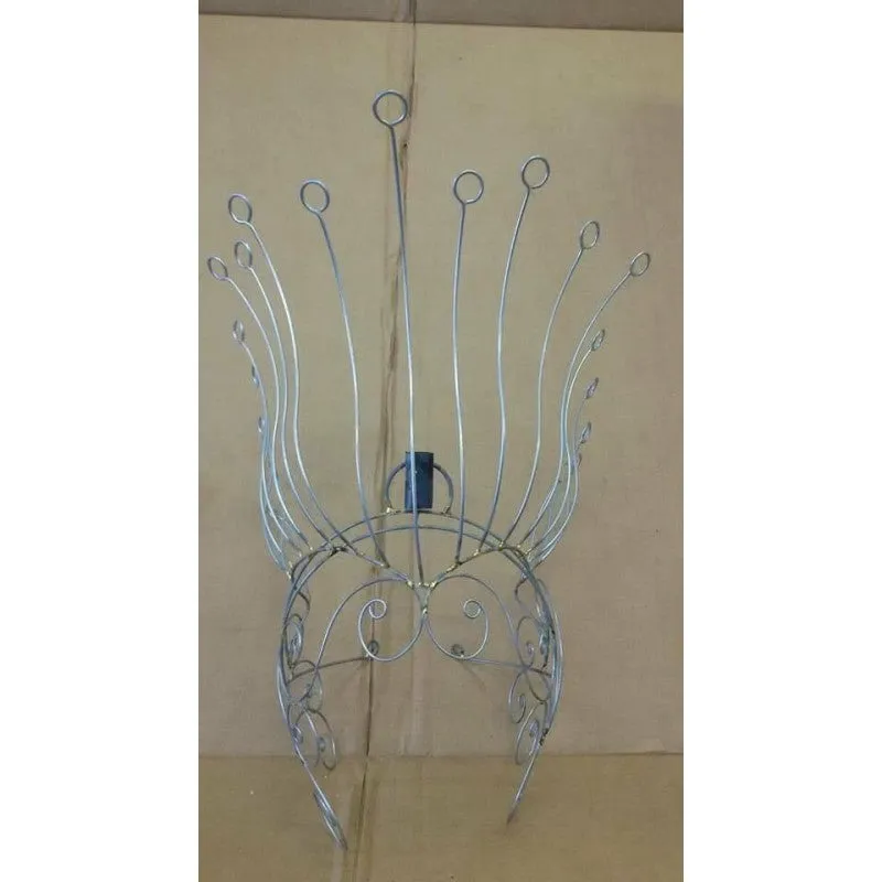 Headdress Wire Frame - Vertical Lines & Dot