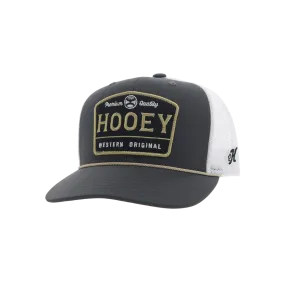 Hoeey Men's Trip Hooey Gold Patch Charcoal White Black Cap