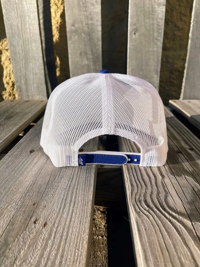 Hooey 2353T-BLWH "Rodeo" Blue/White Snap Back Cap
