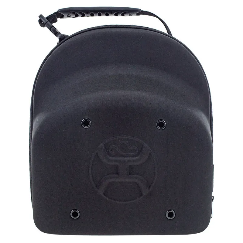 Hooey  Large Cap Carrier - Black w/Hooey Rodeo Pattern Interior