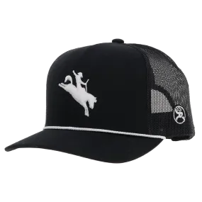 Hooey Men's Whit Western Black & White Trucker Cap 4044T-BK