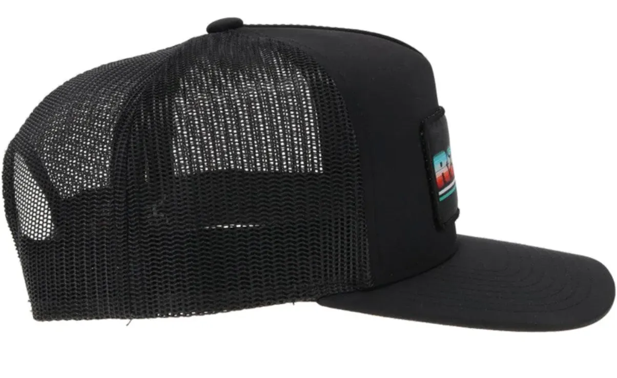 Hooey "2153T-BK" Rodeo Serape/Black Snap Back Cap
