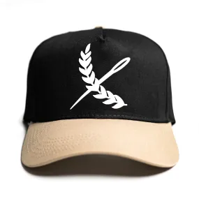 Imperial 5 Panel Cap - Black / Beige