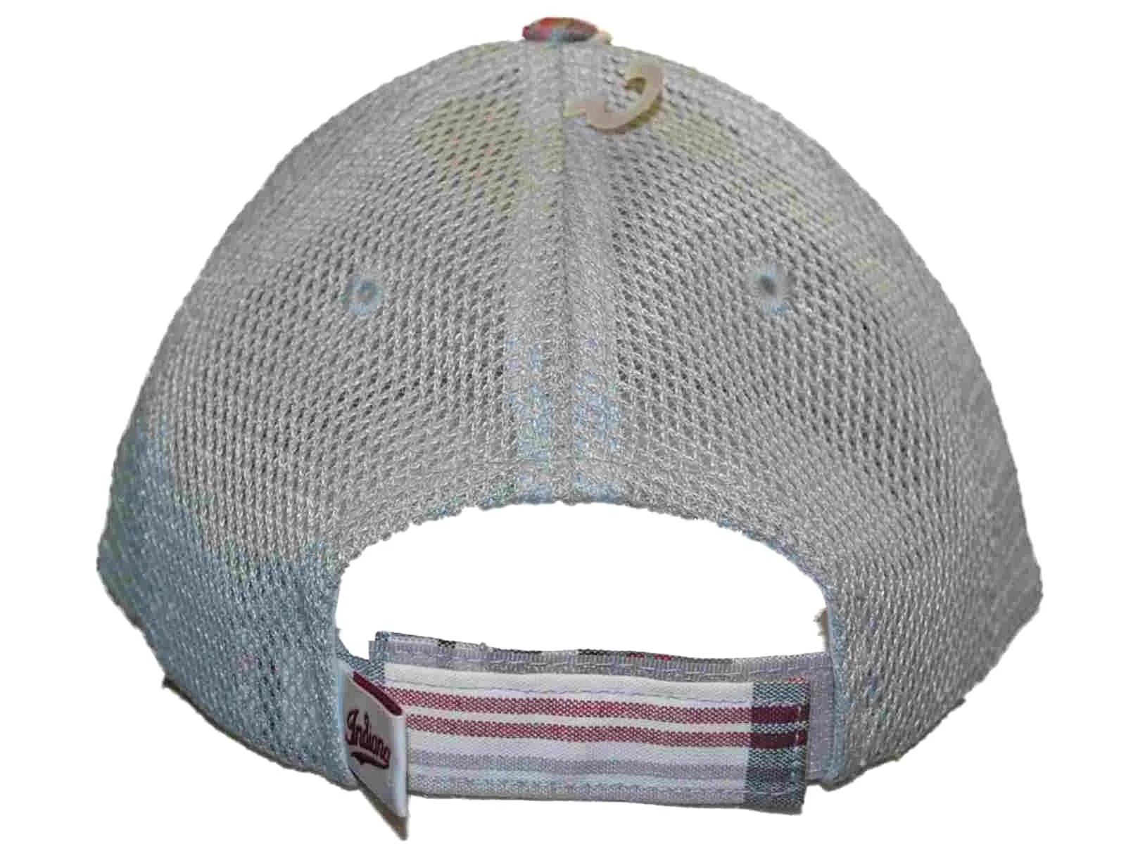 Indiana Hoosiers Top of the World Youth Plaid MVP Mesh Adjustable Hat Cap