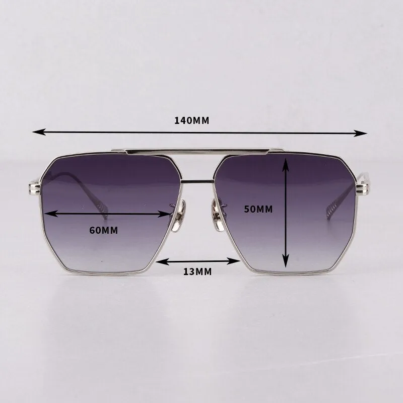 Italian Style Sunglasses BV1012S Luxury  BV1108SA Pilot Men Classical Solar Glasses Pure Titanium Original Eyeglasses