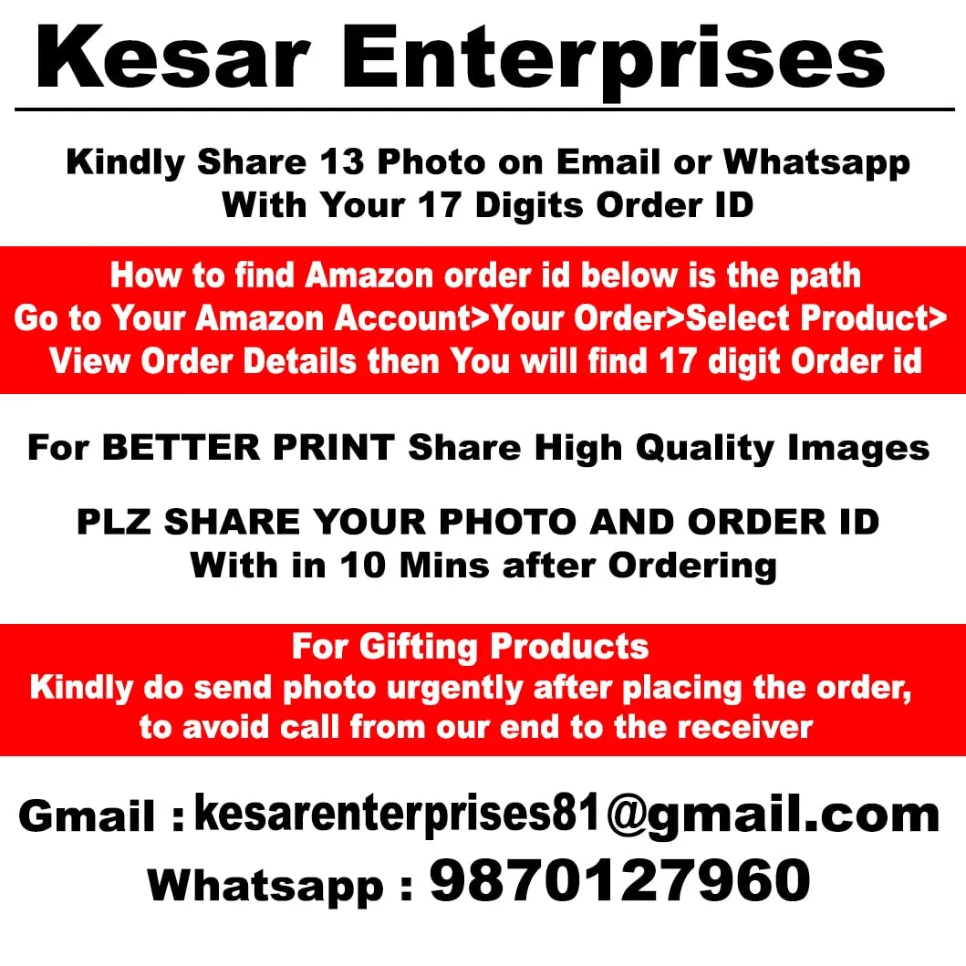 Kesar Enterprises 13 Photo Clock Personalized/Personalise 13 Photo Frame for Gifts in Creative Wooden Frame |Gifting Frame for All Occasions| (Black, 18x18 inches)