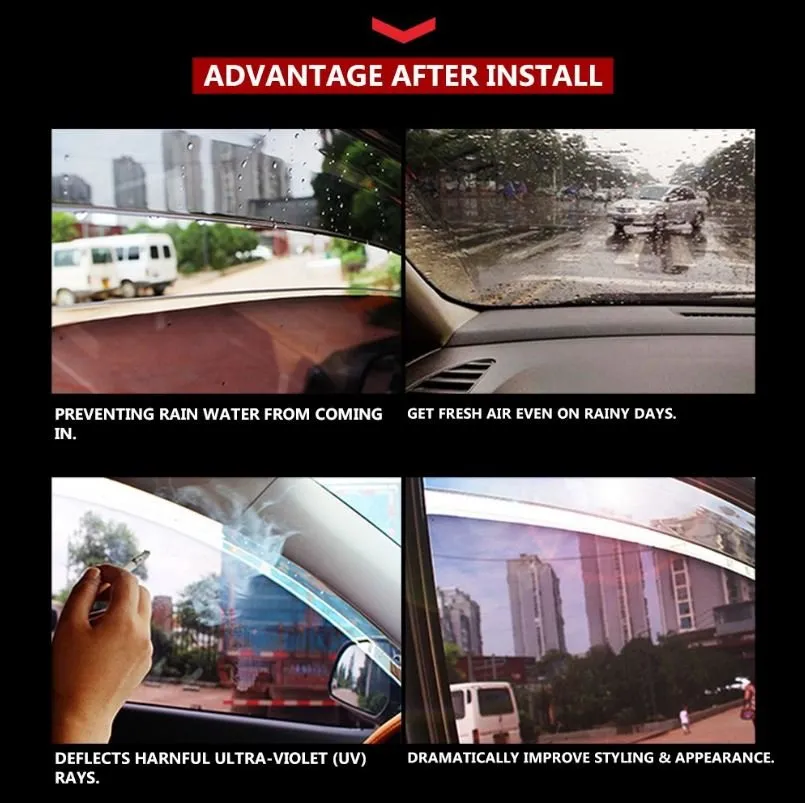 KIA Carnival Platinum S (21-23) Window Visors / Weathershields / Weather Shields