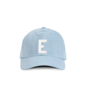 Kids Letter E Baseball Hat Denim