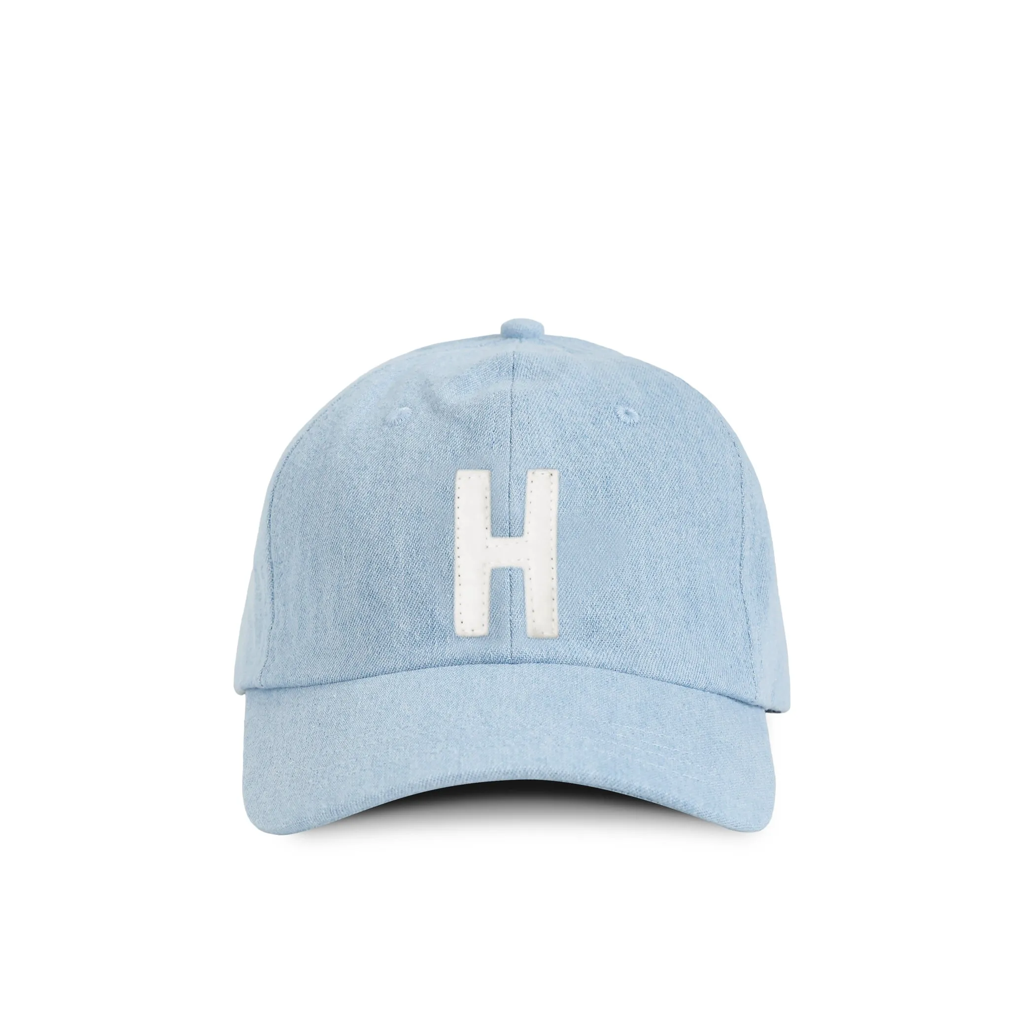 Kids Letter H Baseball Hat Denim