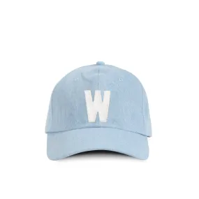 Kids Letter W Baseball Hat Denim