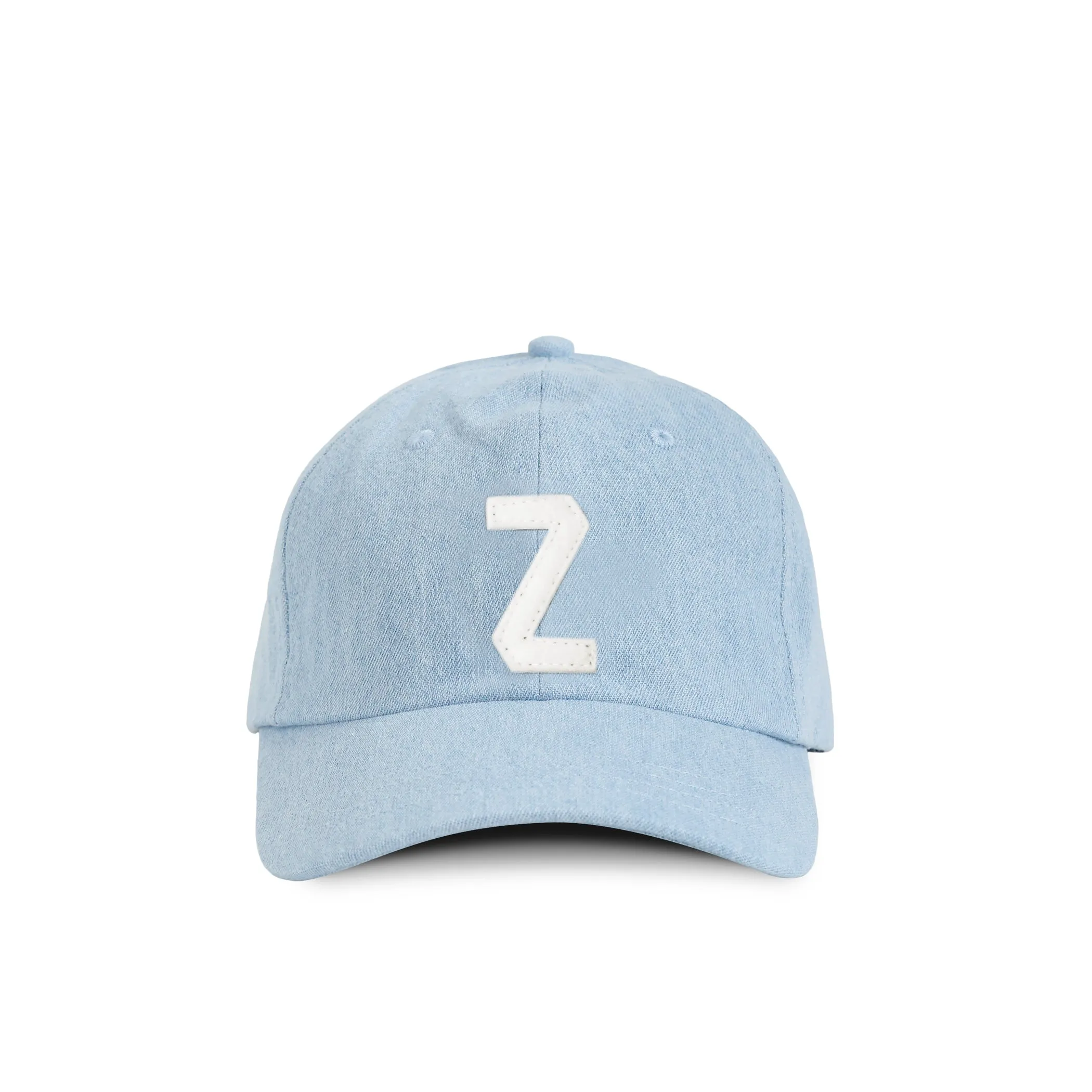 Kids Letter Z Baseball Hat Denim