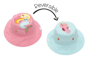 Kids UPF50  Sun Hat - (L) Mermaid/Seahorse