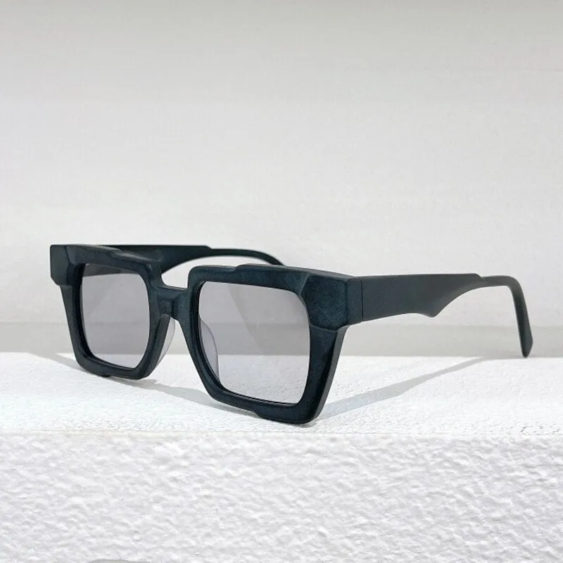 KUB Matte Maske K31 Square Irregular Sunglasses Men Fashion Original Classical Designer Acetate Solar Glasses with Original