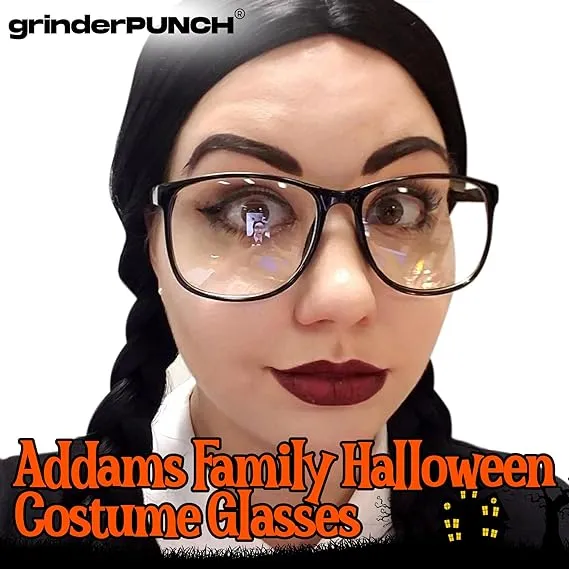 Large Nerdy Thin Plastic Frame Clear Lens Glasses (Tortoise)