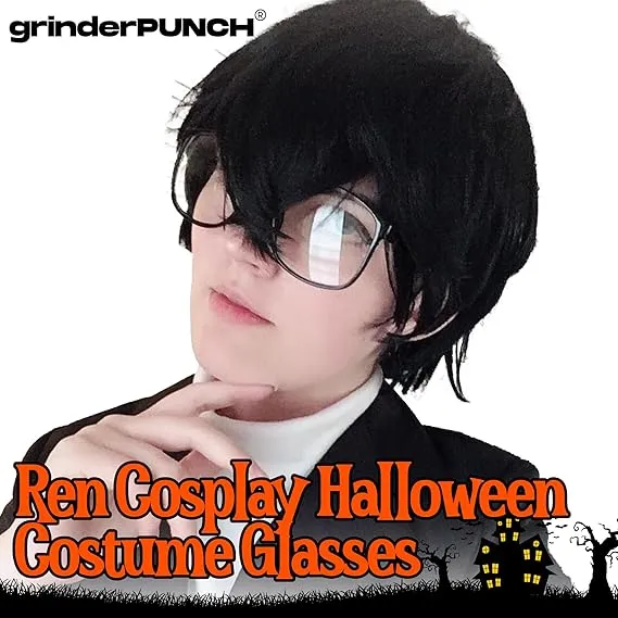 Large Nerdy Thin Plastic Frame Clear Lens Glasses (Tortoise)